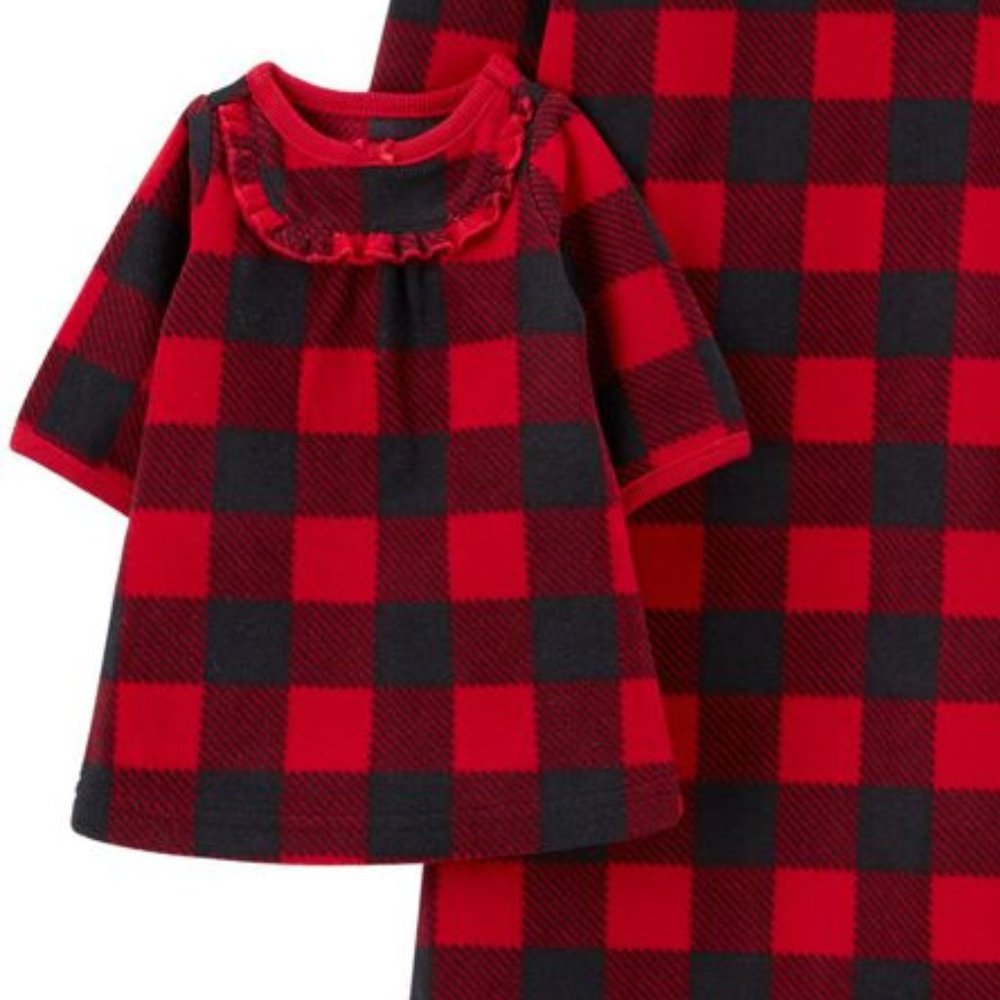 CARTER'S Girl Doll Nightgown NWOT